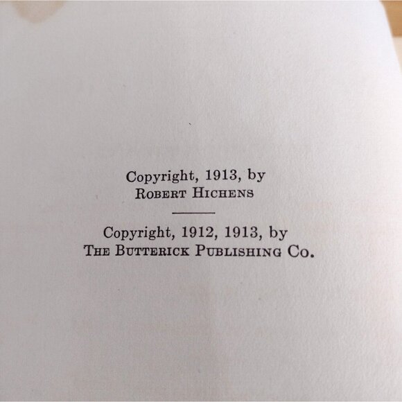 Antique 1913 The Way Of Ambition By Robert Hichens Hardcover Book - Picture 9 of 11